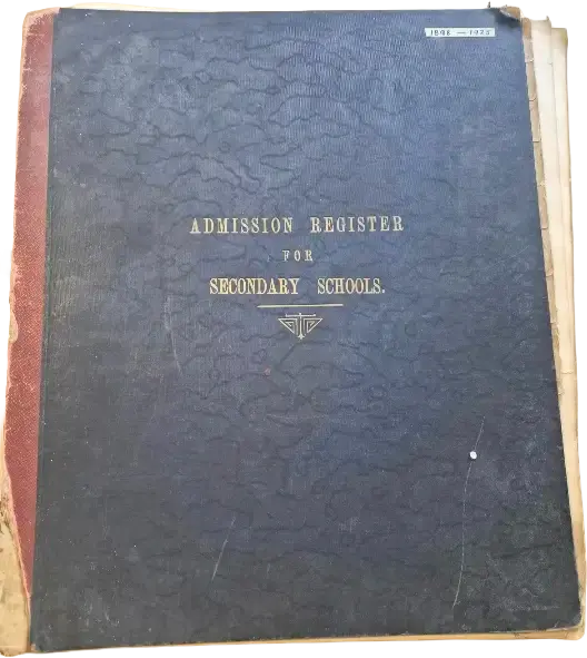 Admission Register for Secondary Schools